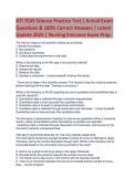 ATI TEAS 7 Science Practice Test 2026 &vert; Practice Questions & Detailed Answer Explanations &vert; Nursing Entrance Exam Prep