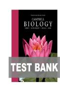 TEST BANK FOR Campbell Biology&comma; 13th Edition by Lisa A&period; Urry&period;ISBN&colon;9780135455647 COMPLETE GUIDE ALL CHAPTERS COVERED 100&percnt; VERIFIED A&plus; GRADE ASSURED&excl;&excl;&excl;&excl;&excl; NEW LATEST UPDATE&excl;&excl;&excl;&excl;&excl;