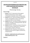 ACE NCLEX-RN Pharmacology &mdash; 100 Latest Practice Questions with Rationales