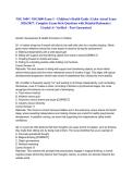 NSG 3600 &sol; NSG3600 Exam 3 &ndash; Children's Health Guide &vert; Galen Actual Exam 2026&sol;2027 &vert; Complete Exam-Style Questions with Detailed Rationales &vert; Graded A&plus; Verified &ndash; Pass Guaranteed