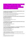 Auxiliary Flotilla Leadership Course EXAM&comma; comprehensive questions and verified answers QUESTIONS WITH ACCURATE ANSWERS &vert; GET IT RIGHT &vert;&excl;&NewLine;