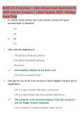 BIOD 171 Final Exam 2026 &vert; 150&plus; Practice Questions & Detailed Answer Explanations &vert; Biology Exam Prep