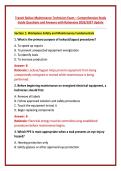 Transit Railcar Maintenance Technician Exam &ndash; Comprehensive Study Guide Questions and Answers with Rationales 2026&sol;2027 Update