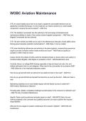 WOBC Aviation Maintenance Questions and Correct Answers with Rationales &lpar;2026&sol;2027&rpar;&NewLine;