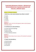 Transit Railcar Maintenance Technician &ndash; Mechanical and Electrical Aptitude Exam &vert; Questions and Answers with Rationales &vert; 2026&sol;2027 Update 