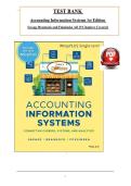 TEST BANK FOR Accounting Information Systems&colon; Connecting Careers&comma; Systems&comma; and Analytics 1st Edition by Arline A&period; Savage &comma; Danielle Brannock ISBN&colon;978-1119744474 ALL CHAPTERS COVERED YOUR ULTIMATE GUIDE 100&percnt; VERIFIED A&plus; GRADE ASSURED&excl;&excl;&excl;&excl;&excl;&excl; NEW LATEST UPDAT
