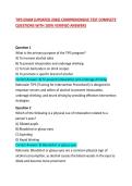 TIPS EXAM &lpar;UPDATED 2026&rpar; COMPREHENSIVE TEST COMPLETE QUESTIONS WITH 100&percnt; VERIFIED ANSWERS 