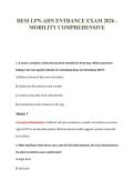 HESI LPN-ADN ENTRANCE EXAM 2026 -&NewLine;MOBILITY COMPREHENSIVE