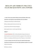 HESI LPN-ADN EXAM PACKAGE DEAL 100&percnt; VERIFIED