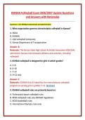 KSHSAA Volleyball Exam 2026&sol;2027 Update Questions and Answers with Rationales