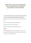 HESI EXIT EXAM PACKAGE DEAL 100&percnt; VERIFIED