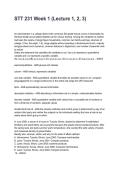 STT 231 EXAMS Questions and Correct Answers with Rationales &lpar;2026&sol;2027&rpar;All Bundled Here&excl;&excl;&excl;