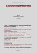 NR 511 DIFFERENTIAL DIAGNOSIS MIDTERM EXAM&colon; VERIFIED QUESTIONS AND DETAILED ANSWERS &vert; 2026&sol;2027 &vert; GRADED A&plus;