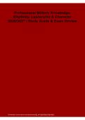 Professional Military Knowledge Eligibility Leadership Character 2026&sol; 2027 Study Guide Exam Review
