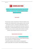 COGSCI 180 Midterm Exam Questions with Correct Answers &mdash; 2026&ndash;2027&comma;  Complete Midterm Exam Material Graded A&plus;