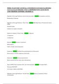 MPRE EXAM FOR NATIONAL CONFERENCE OF BAR EXAMINERS &NewLine;ACTUAL EXAM 2026&sol;2027 TEST COMPREHENSIVE QUESTIONS &NewLine;AND VERIFIED ANSWERS &vert; GRADED A&plus; 