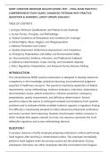 SMQT SURVEYOR MINIMUM QUALIFICATIONS TEST exams package - multiple variations &vert; COMPREHENSIVE STUDY GUIDE &vert; ADVANCED TESTBANK WITH PRACTICE QUESTIONS & ANSWERS &vert; CERTIFICATION EXAM PREPARATION &vert; LATEST UPDATE 2026&sol;2027