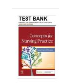 TEST BANK FOR Concepts for Nursing Practice 4th Edition by Jean Foret Giddens ISBN&colon;9780323809825 COMPLETE GUIDE ALL CHAPTERS COVERED WITH RATIONALES 100&percnt; VERIFIED A&plus; GRADE ASSURED&excl;&excl;&excl;&excl;&excl;NEW LATEST UPDATE&excl;&excl;&excl;&excl;&excl;