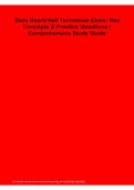 State Board Nail Technician Exam Key Concepts Practice Questions Comprehensive Study Guide 2026&sol; 2027
