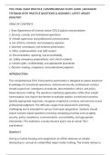 TDCJ FINAL EXAM PRACTICE &vert; COMPREHENSIVE STUDY GUIDE &vert; ADVANCED&NewLine;TESTBANK WITH PRACTICE QUESTIONS & ANSWERS &vert; LATEST UPDATE&NewLine;2026&sol;2027