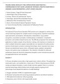 TRAUMA NURSE SPECIALIST &lpar;TNS&rpar; CERTIFICATION EXAM PRACTICE &vert;&NewLine;COMPREHENSIVE STUDY GUIDE &vert; ADVANCED TESTBANK &vert; PRACTICE QUESTIONS &&NewLine;ANSWERS &vert; EXAM PREPARATION &vert; LATEST UPDATE 2026&sol;2027