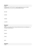 SPCE 609 Final Exam Latest 2024&sol;2025&semi;&lpar;80&rpar; Questions and Answers Graded A&plus;&NewLine;