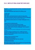 Ch&period; 2 - MKTG 437 Final Exam Test 20262027&period;&NewLine;