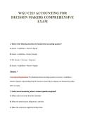 WGU C213 EXAM PACKAGE DEAL 100&percnt; VERIFIED