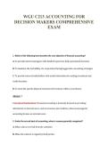WGU C213 EXAM PACKAGE DEAL 100&percnt; VERIFIED