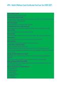 AFPA - Health & Wellness Coach Certification Final Exam Test 20262027&period;&NewLine;