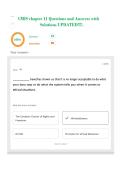 CMIS chapter 11 Questions and Answers with Solutions UPDATED&excl;&excl;&excl;&excl;&period;