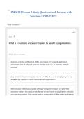 CMIS 351 Lesson 5 Study Questions and Answers with Solutions UPDATED&excl;&excl;&excl;&period;