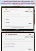 ATI RN Comprehensive Predictor 2026 Exit Exam&NewLine;Study Guide and Practice Test