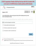 ATI RN Comprehensive Predictor 2026 Exit Exam&NewLine;Study Guide and Practice Test
