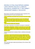 BIOCHEM 210 FINAL EXAM PORTAGE LEARNING LATEST UPDATED 2026&sol;2027 A COMPLETE SOLUTION ALL ANSWERS GET IT 100&percnt; CORRECT VERIFIED BEST GRADED A&plus; FOR SUCCESS