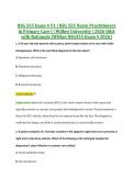 NSG 555 Exam 4 V1 &vert; NSG 555 Nurse Practitioners &NewLine;in Primary Care I &vert; Wilkes University &vert; 2026 Q&A &NewLine;with Rationale &lpar;Wilkes NSG555 Exam 4 2026&rpar;