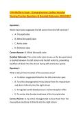 CVN MidTerm Exam &vert; Comprehensive Cardiac-Vascular &NewLine;Nursing Practice Questions & Detailed Rationales 2026&sol;2027 