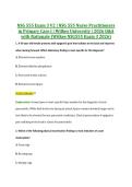 NSG 555 Exam 3 V2 &vert; NSG 555 Nurse Practitioners &NewLine;in Primary Care I &vert; Wilkes University &vert; 2026 Q&A &NewLine;with Rationale &lpar;Wilkes NSG555 Exam 3 2026&rpar;