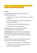 CVN Exam &vert; Comprehensive Cardiac-Vascular Nursing Practice &NewLine;Questions & Detailed Rationales 2026&sol;2027 