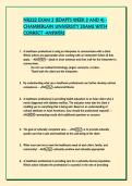 NR 222 EXAM QUESTIONS WITH MULTIPLE CHOICE AND CORRECT ANSWERS &sol;JUST RELEASED GRADED A&plus;