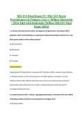NSG 555 Final Exam V3 &vert; NSG 555 Nurse &NewLine;Practitioners in Primary Care I &vert; Wilkes University &NewLine;&vert; 2026 Q&A with Rationale &lpar;Wilkes NSG555 Final &NewLine;Exam 2026&rpar;