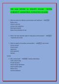 NR 222 WEEK 5 EXAMS WITH CORRECT ANSWER &sol;GRADED A&plus;&sol;CHAMBERLAIN COLLEGE OF NURSING EXAMS 