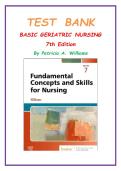 BASIC GERIATRIC NURSING&NewLine;7th Edition&NewLine;By Patricia A&period; Williams&NewLine;