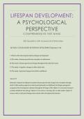 LIFESPAN DEVELOPMENT&colon; &NewLine;A PSYCHOLOGICAL &NewLine;PERSPECTIVE&NewLine;COMPREHENSIVE TEST BANK