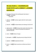 Exam 2&colon; NR 283&sol; NR283 &lpar;New 2026&sol; 2026 Update&rpar; Pathophysiology Review &vert;Questions & Answers&vert; Grade A&vert; 100&percnt; Correct &lpar;Verified Solutions&rpar;- Chamberlain&NewLine;