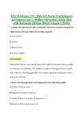 NSG 555 Exam 1 V1 &vert; NSG 555 Nurse Practitioners &NewLine;in Primary Care I &vert; Wilkes University &vert; 2026 Q&A &NewLine;with Rationale &lpar;Wilkes NSG555 Exam 1 2026&rpar;