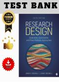 Test Bank for  Research Design&comma; 6th Edition by John & David Creswell &vert; All Chapters