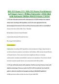 NSG 555 Exam 2 V3 &vert; NSG 555 Nurse Practitioners &NewLine;in Primary Care I &vert; Wilkes University &vert; 2026 Q&A &NewLine;with Rationale &lpar;Wilkes NSG555 Exam 2 2026&rpar; 