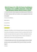 NSG 555 Exam 2 V1 &vert; NSG 555 Nurse Practitioners &NewLine;in Primary Care I &vert; Wilkes University &vert; 2026 Q&A &NewLine;with Rationale &lpar;Wilkes NSG555 Exam 2 2026&rpar; 