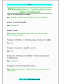 FSVO Study Questions and Correct Answers&comma; 2025&sol;2026 &mdash; Fire Service Vehicle Operator Study Guide